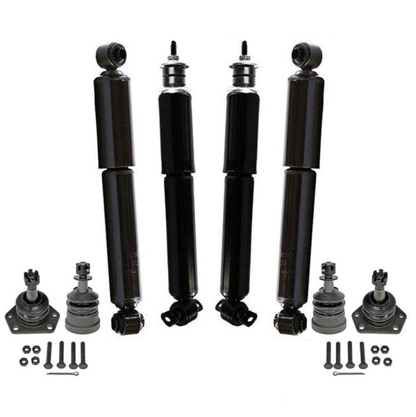 Monroe Sensa-Trac Shocks Ball Joints for Chevrolet Corvette 84-87 8Pc