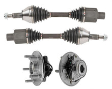 2 ejes delanteros y rodamientos de cubo de rueda Tracción a las 4 ruedas para Ram 1500 12-18