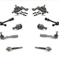 Fits For 04-07 Sequoia 04-06 Tundra Ball Joint Tie Rods Sway Bar 10Pc