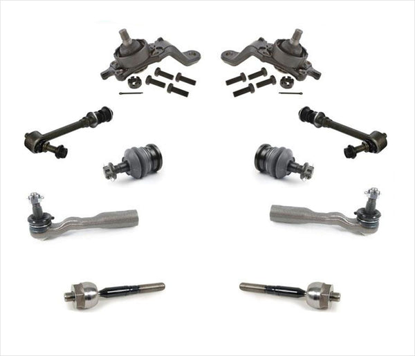 Fits For 04-07 Sequoia 04-06 Tundra Ball Joint Tie Rods Sway Bar 10Pc