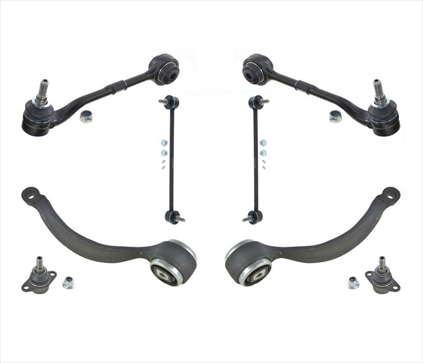 For 09-13 328i xDrive 4 Control Arms With Bushings Sway Bar Links & Ball Joints