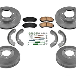 Rotors Drums Brake Pads Shoes Springs for Isuzu Rodeo Sport 4x4 02-03