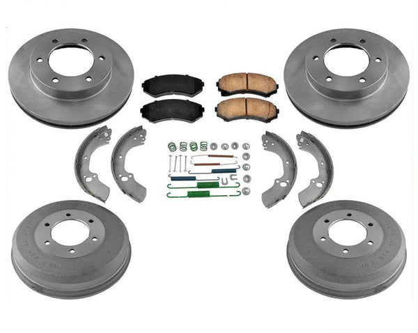 Rotors Drums Brake Pads Shoes Springs for Isuzu Rodeo Sport 4x4 02-03