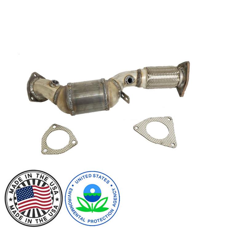 Front Passenger Flex Pipe Catalytic Converter for Audi Q7 4.2L Gasoline 07-10