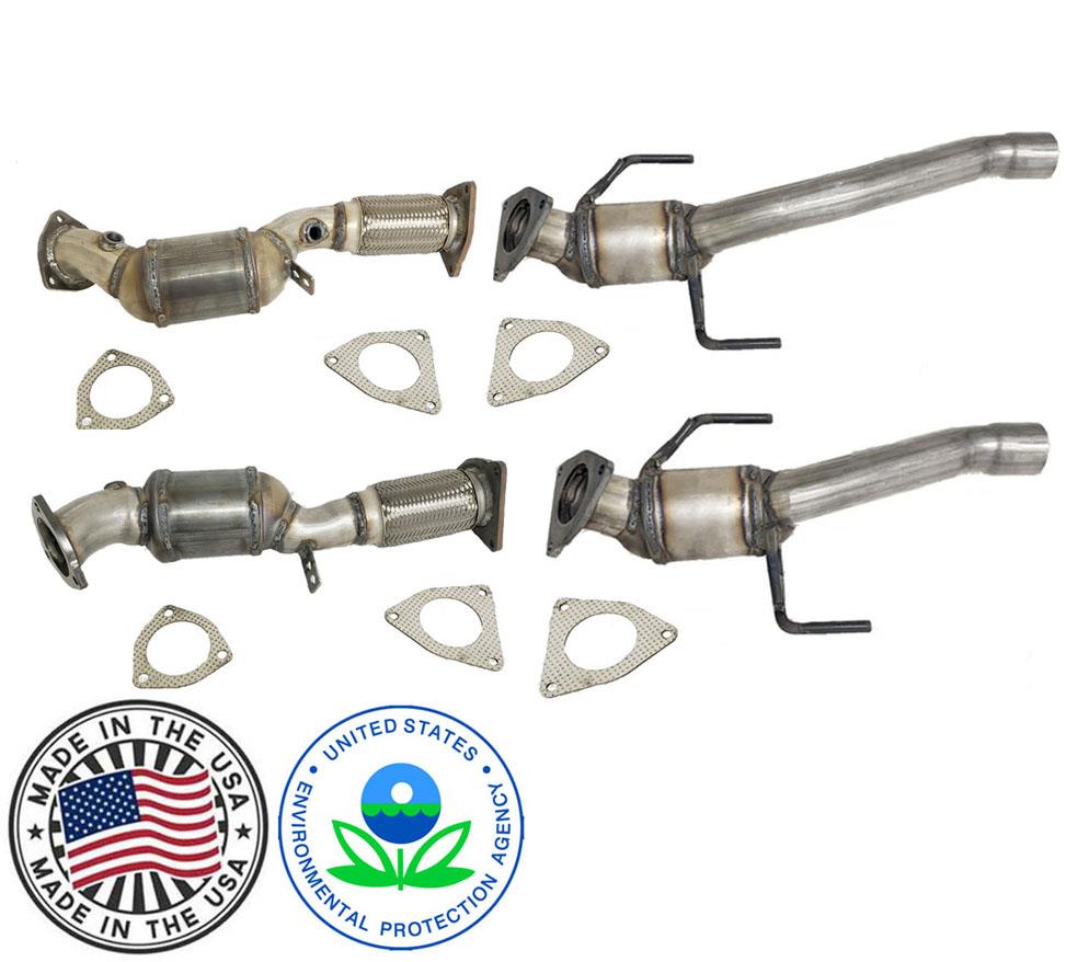 Front & Rear Flex Pipe Catalytic Converter for Audi Q7 4.2L Gasoline 2007-2010