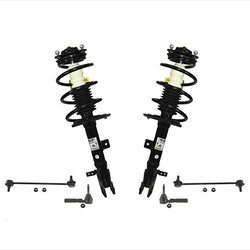 Front Complete Struts Outer Tie Rods Sway Bar Links Fits Jeep Compass 2007-2015
