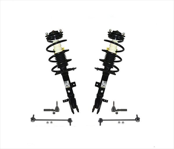 Front Coil Spring Struts Outer Tie Rods & Sway Bar for Dodge Caliber 2007-2012