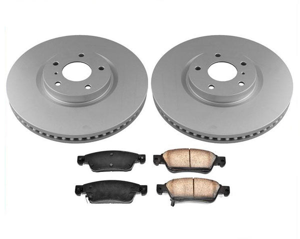 Front 330mm Disc Brake Rotors & Brake Pads for Infiniti Q60 14-15 330MM Rotors