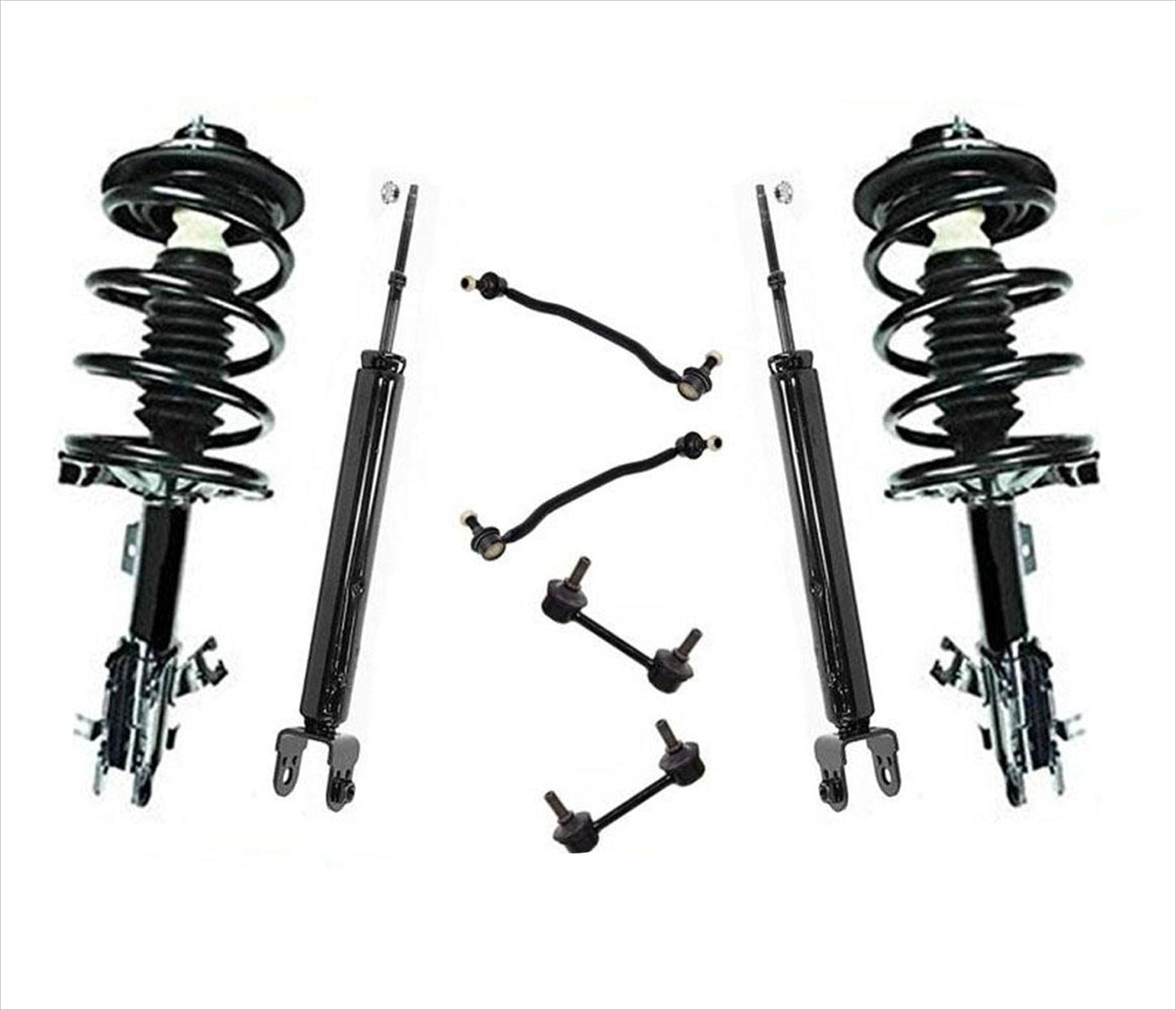 Strut Coil Spring Assembly Shocks Sway Bar Links New for 04-08 Nissan Maxima