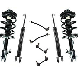 Conjunto de resorte helicoidal de puntal, amortiguadores, enlaces de barra estabilizadora para Nissan Altima 3.5L 02-06