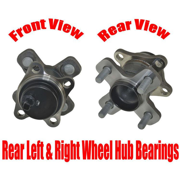 2- Conjunto de cubo de rodamiento de rueda trasera TRASERO para Scion IQ 12-15 TRASERO REF# 4245074010