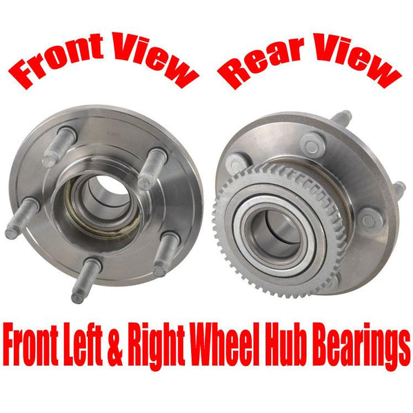 Rodamientos de cubo de rueda delantera para Ford Mustang con ABS 2005-2014 REF # 4R33-2B-663AA