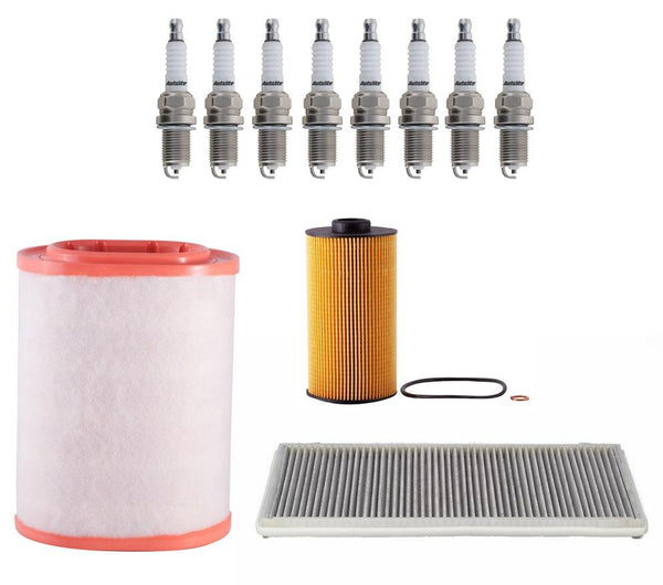 Platinum Spark Plugs Air Cabin Oil Filters for Land Rover Range Rover 2003-2005