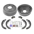 Brake Drums Shoes Wheel Cyl Hardware Kit for Ford E150 1998-1999
