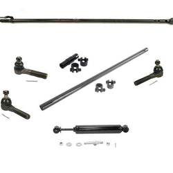 Drag Link Tie Rod Rods Track Bar 7Pc Kit for Jeep Wrangler 87-90