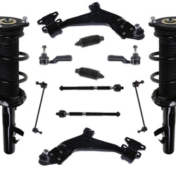 Complete Struts Lower Control Arms Tie Rods Links for 13-2019 Ford Escape Turbo