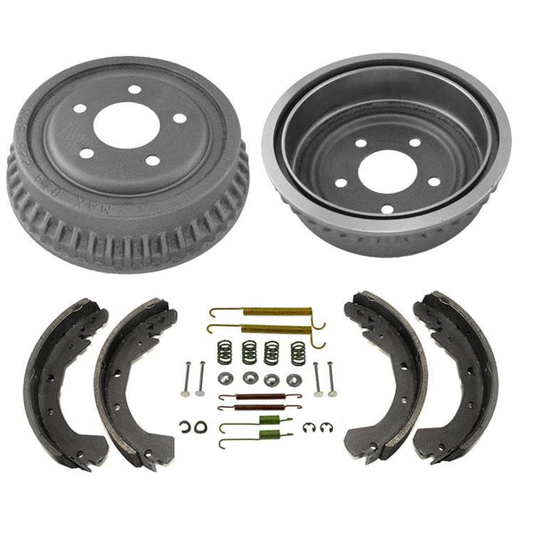 Rear Brake Drums Brake Shoes Spring Kit for Pontiac Bonneville 87-90