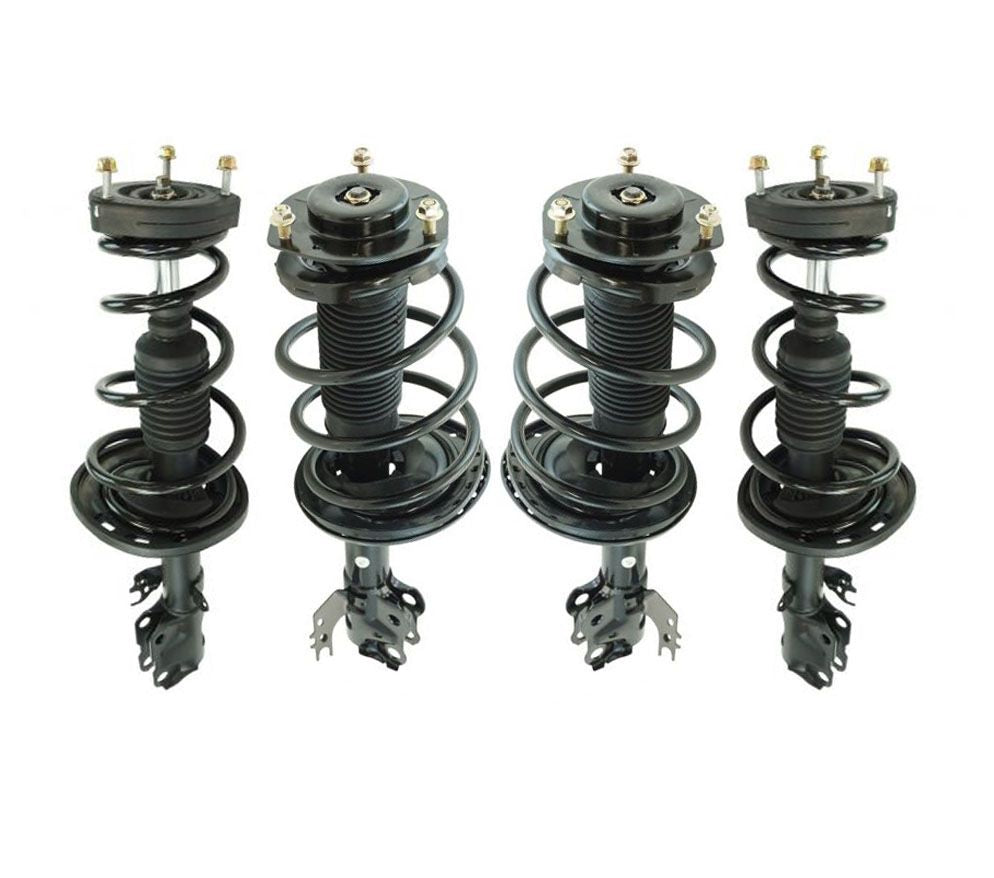 Puntales de resorte helicoidales delanteros y traseros para Toyota Camry XSE 3.5L 4 piezas Kit 2012-2017
