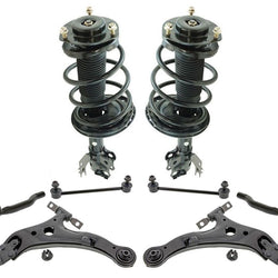 Front Coil Struts Lower Control Arms & Tie Rods for Toyota Camry 2012-2017