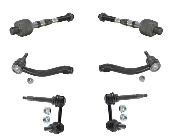 Front Inner Outer Tie Rods & Links Fits Nissan 370Z 2009-2019