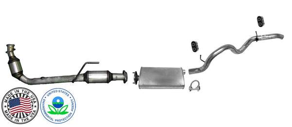 Engine Pipe Catalytic Converters & Muffler Pipe for Jeep Wrangler SE 2.4L 03-04
