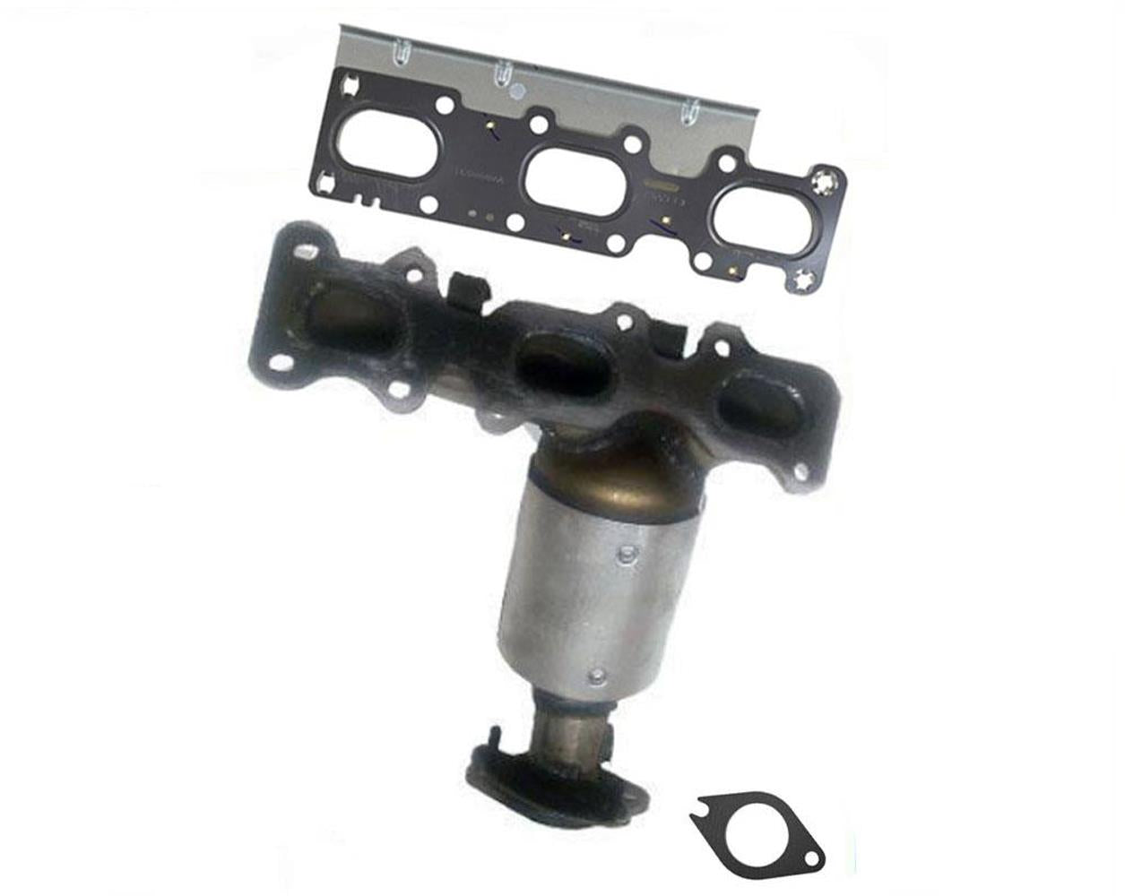 Se adapta al convertidor catalítico del colector delantero no turbo Ford Explorer 3.5L 13-19