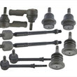 10 PC Chassis Kit w/ Tie Rods Ball Joints Sway Bar Links 05-14 Toyota Tacoma 2WD