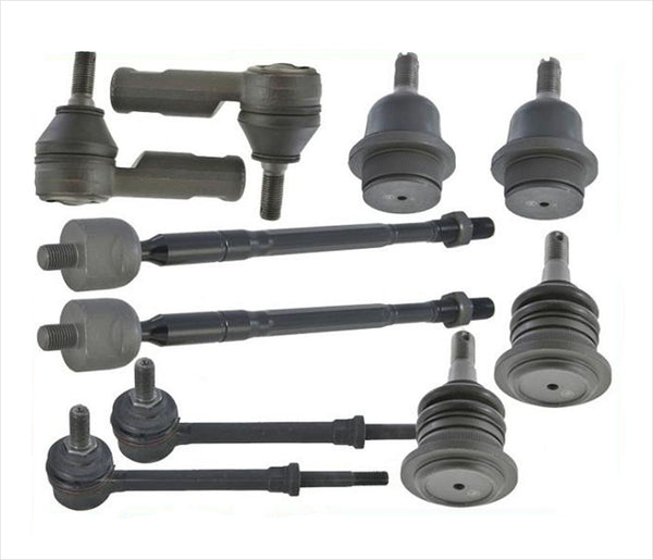 10 PC Chassis Kit w/ Tie Rods Ball Joints Sway Bar Links 05-14 Toyota Tacoma 2WD