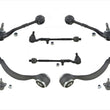 For 09-13 328i xDrive 4 Lower Control Arms W/ BJ + Inner & Outer Tie Rods 8Pcs