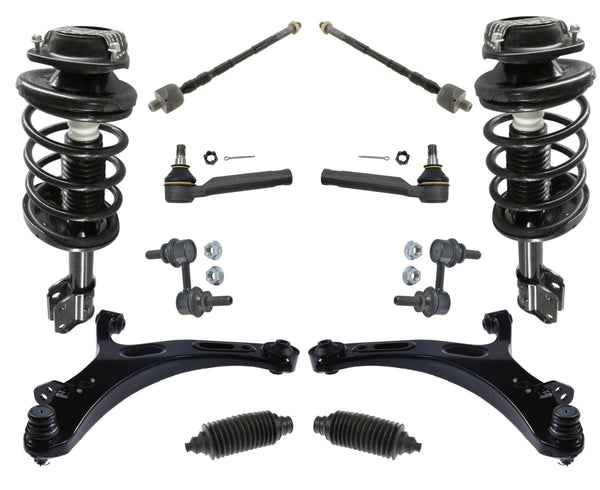 Front Complete Struts Control Arms Ball Joint fits for Subaru Legacy 2010-2012