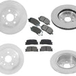 Fits 2001-03 Highlander Front Wheel Drive Brake Rotors Brake Pads Parking Shoes