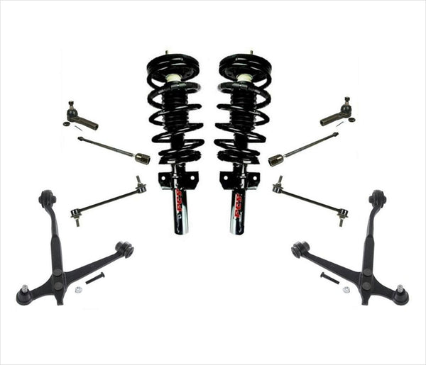 Fits 1999-2003 Windstar Loaded Springs Struts Control Arms Sway Bar Tie Rods