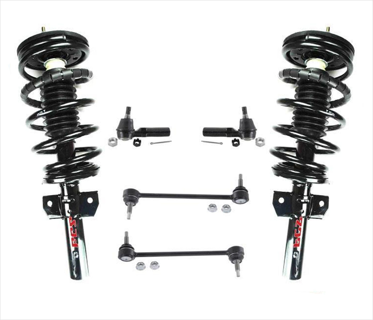Enlaces de barra estabilizadora de puntales delanteros completos y tirantes exteriores para Ford Windstar 95-03