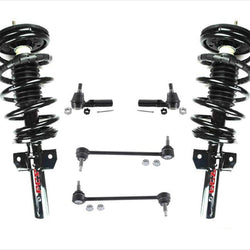 Front Complete Struts Sway Bar Links and Outer Tie Rods for Ford Windstar 95-03