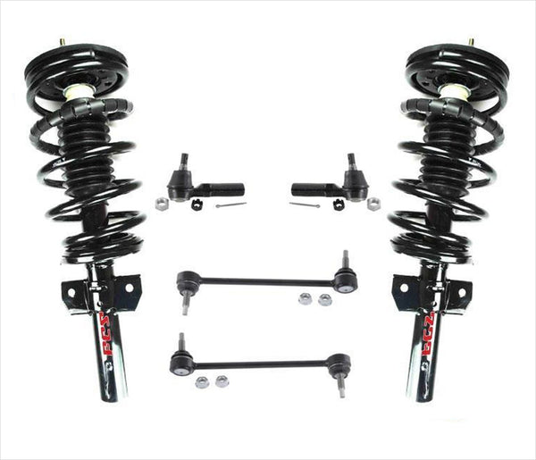 Front Complete Struts Sway Bar Links and Outer Tie Rods for Ford Windstar 95-03