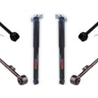 Rear Upper & Lower Forward Control Arms & Shocks For 05-10 Honda Odyssey