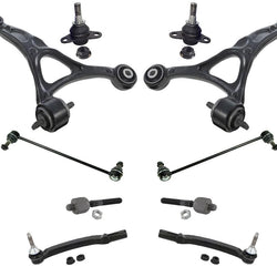 Front Lower Control Arms Ball Joints Tie Rods & Sway Links for Volvo XC90 03-09
