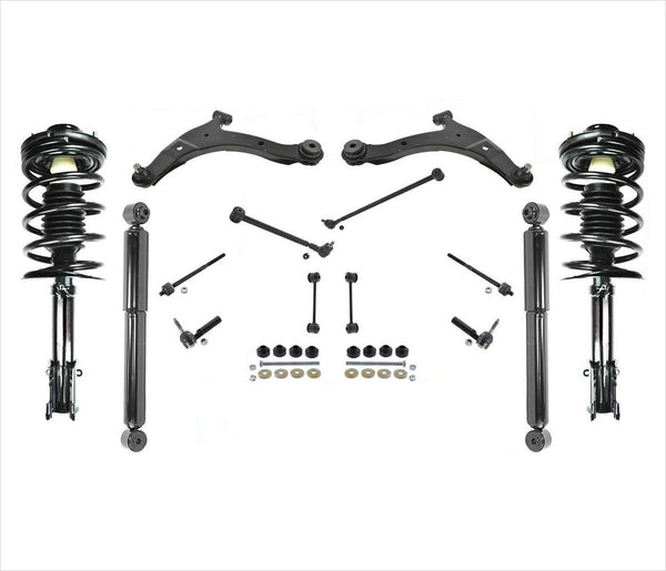 16 PC Kit Front Struts Shocks Control Arms + Rear Lateral Arms 01-10 PT Cruiser