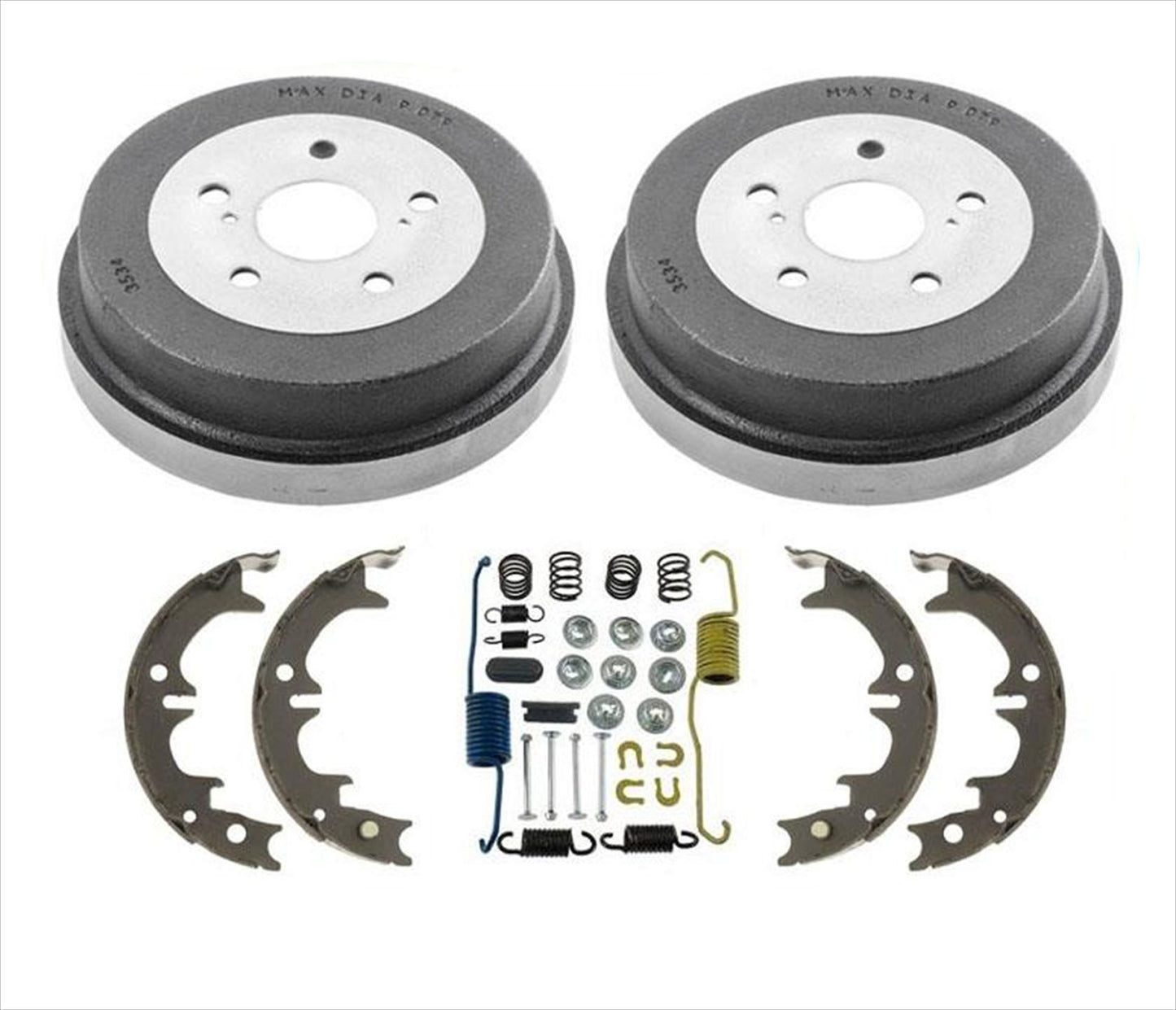Rear Drums Rear Brake Shoes Spring Kit for 1992 1999 2000 2001 Toyota Camry