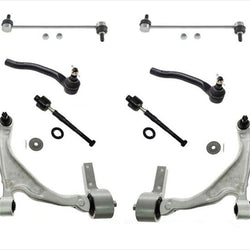 Front Lower Control Arms Ball Joints Tie Rods & Links Kit for Honda Pilot 09-15