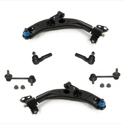 For Mazda 98-02 626 Front Control Arm Ball Joint Tie Rods Sway Bar Links 6pc
