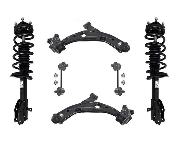 Front Coil Spring Strut Assembly Lower Control Arms & Links Fits 07-12 Mazda CX7