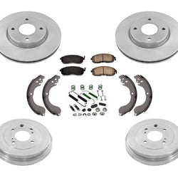 Nuevo Kit de resorte para zapatos de frenos, rotores de disco, tambores, para Nissan Sentra 07-12, 2.0L, 7 piezas