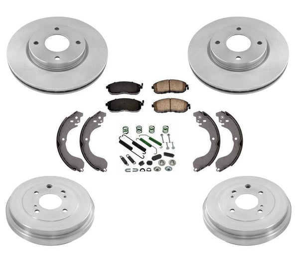 Nuevo Kit de resorte para zapatos de frenos, rotores de disco, tambores, para Nissan Sentra 07-12, 2.0L, 7 piezas