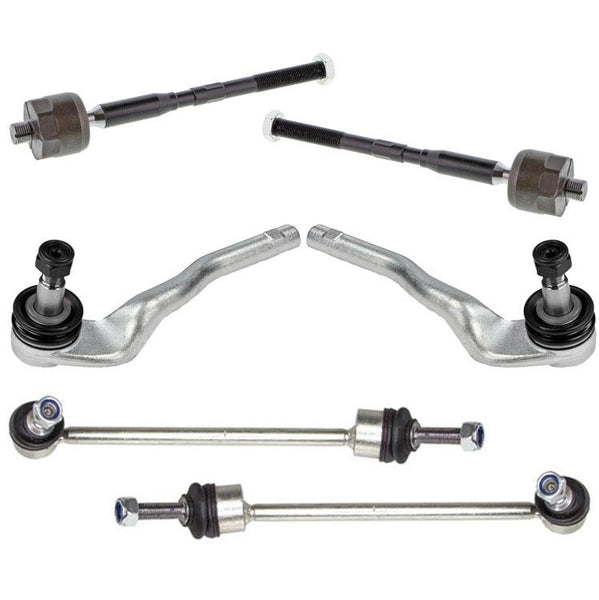 4Matic All Wheel Drive 07-13 for Mercedes-Benz S550 Tie Rods Sway Bar Links 6pc