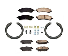 Front Rear Brake Pads Brake Shoes Springs Kit for Cadillac SRX 04-09