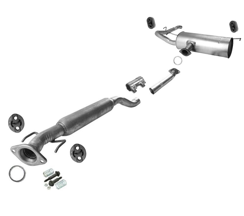 Tubo de extensión de resonador y silenciador para Toyota Sienna con tracción delantera 2012-2016