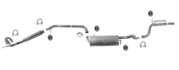 Flex Pipe Muffler Exhaust System 2011-2016 for Chrysler Town & Country 3.6L