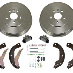 Fits 10-15 Cruze Rear Brakes Drums Brake Shoes Springs Wheel Cylinders 6pc