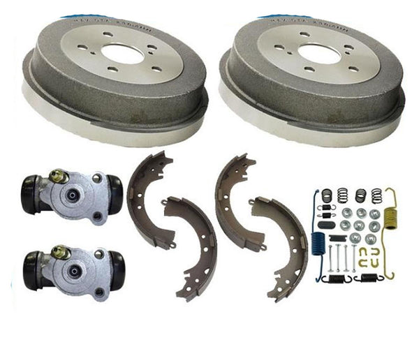 Brake Drums Rear Brake Shoes Springs Cylinder For Toyota Camry 2002 2003 2004